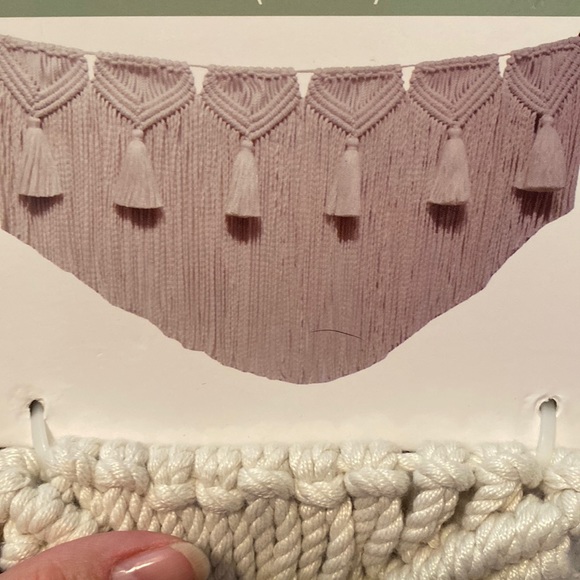 Hobby Lobby Art New Cream Color Boho Macram Garland Wall Decor From